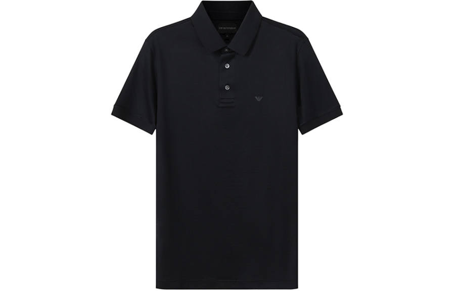 EMPORIO ARMANI Logo Printed Short Sleeved Polo Shirt