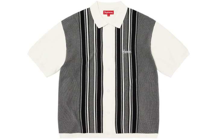 Supreme Supreme Stripe Button Up Polo