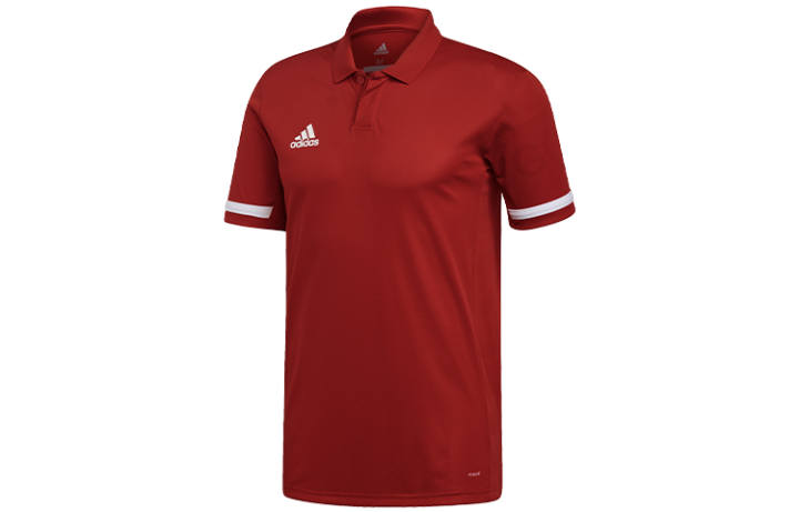 Adidas Adidas Polo Shirts Men's Red Polo Collar Moderate Other