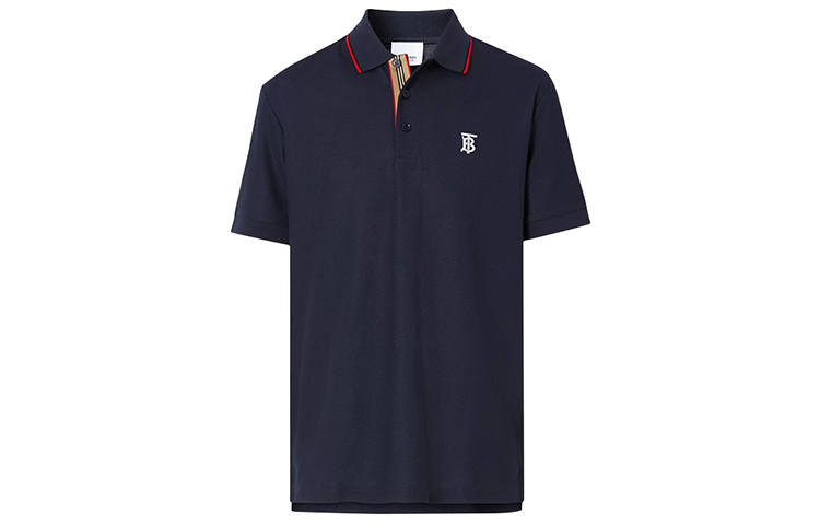 Burberry Polo Shirt Men's Dark Blue