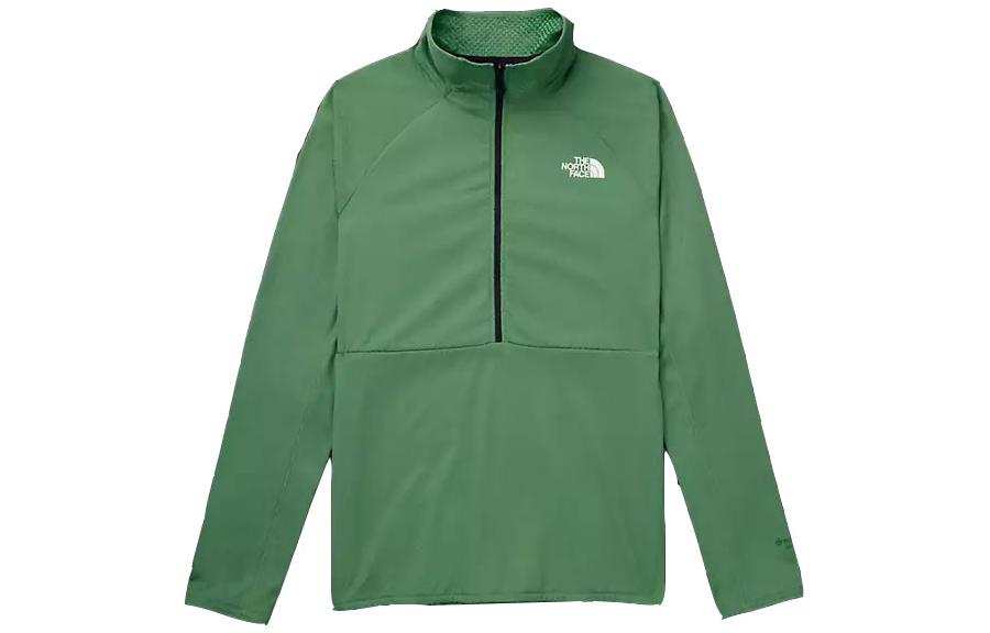 THE NORTH FACE Sweatshirts Men's Green Stand Collar Moderate Other