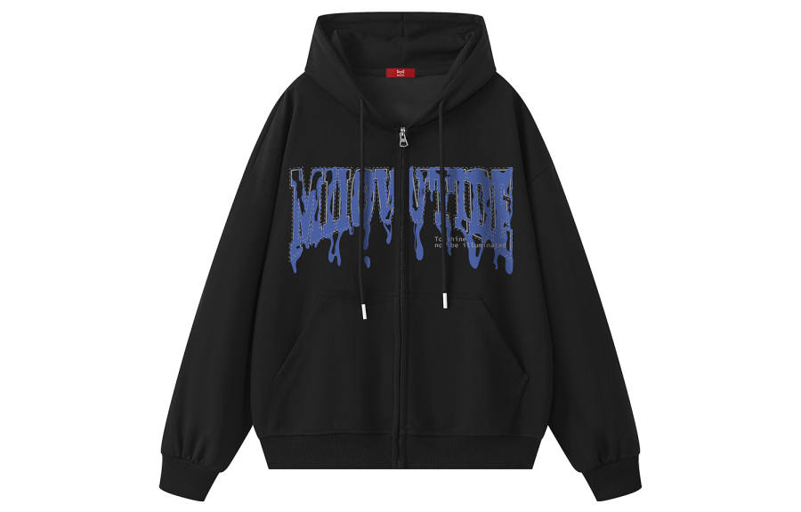 MIIOW Sweatshirts Unisex Hooded Moderate Cardigan