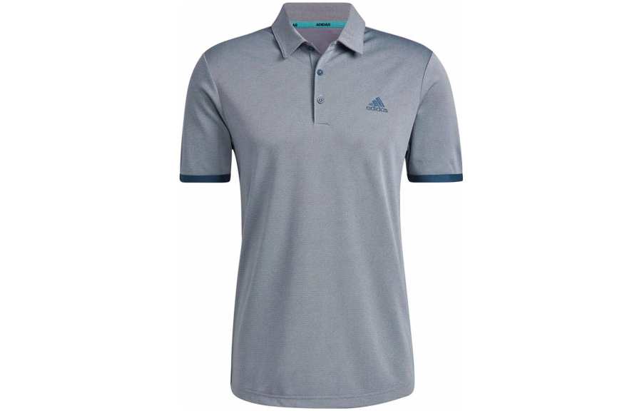 Adidas Adidas Polo Shirts Men's White Navy Blue Polo Collar Moderate Straight Fit