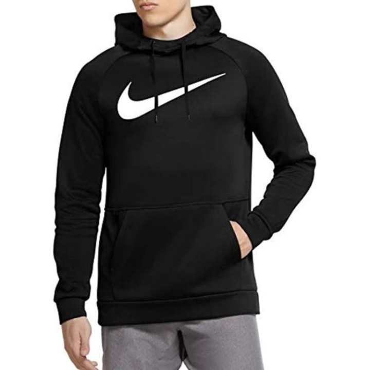 Nike Nike Sweatshirts Men's Black Hooded Moderate Regular