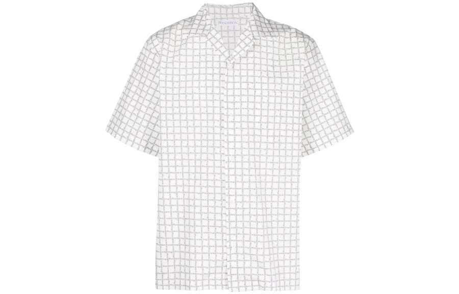 JW Anderson Check-print Short-sleeve Shirt