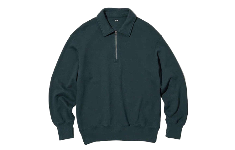 UNIQLO Sweatshirts Men's Jasper Lapel Moderate Other