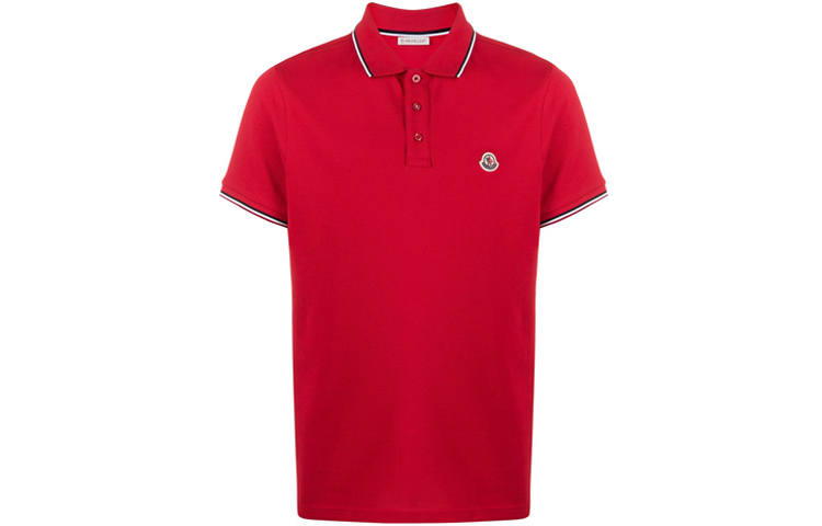 Moncler logo-appliqué cotton polo shirt