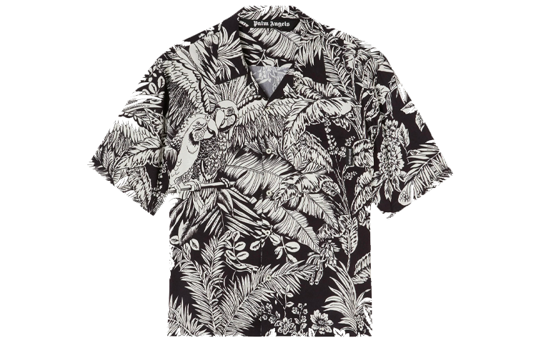 PALM ANGELS Jungle Parrots Vacation Shirt