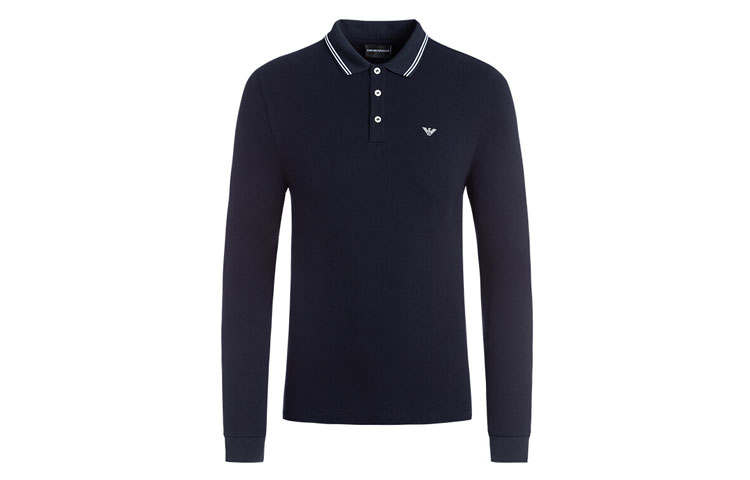 EMPORIO ARMANI Polo Shirt Men's Dark Blue