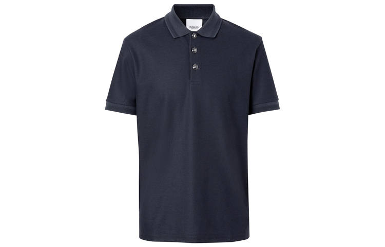 Burberry Polo Shirt Men's Marine Blue