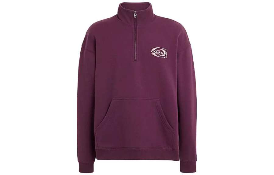 COACH COACH Sweatshirts Men's Stand Collar Moderate Other