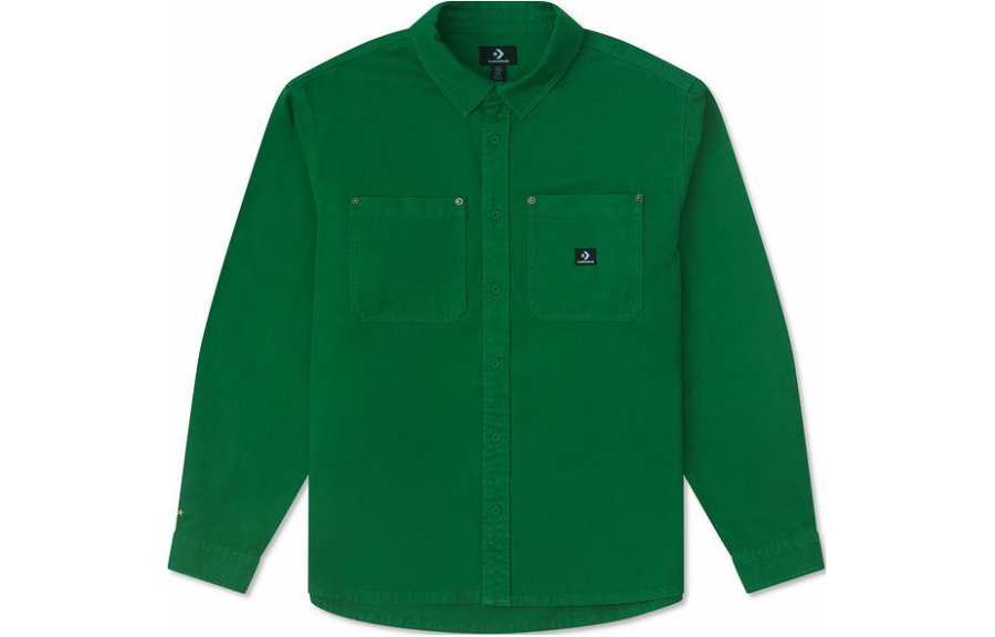 Converse Converse Shirts Men's Green Moderate Workwear