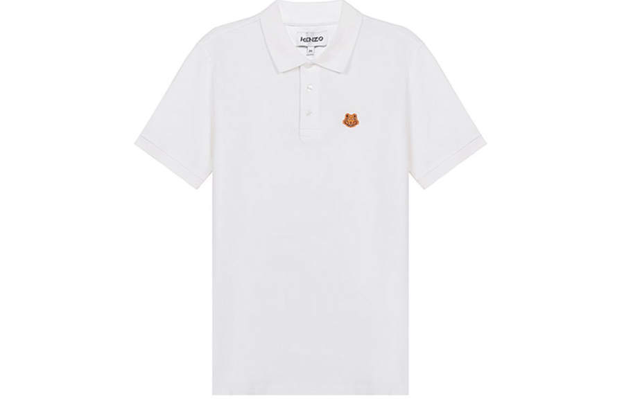 KENZO Classic Tiger Head Polo Shirt Men's White