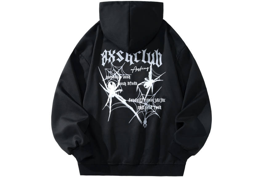 A.X.S.K Sweatshirts Unisex Hooded Moderate Regular