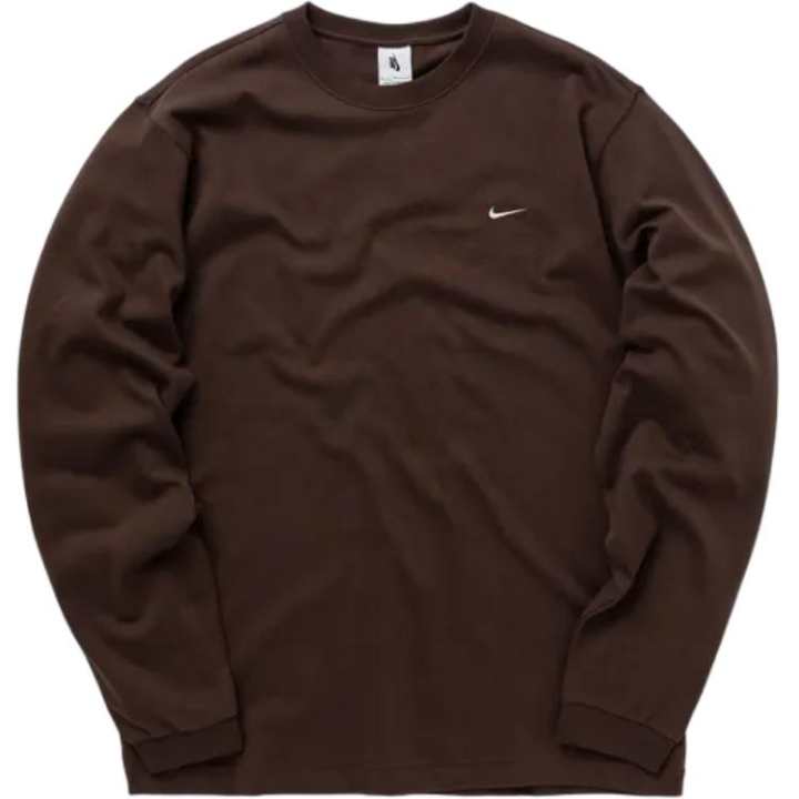 Nike Nike Sweatshirts Men's Brown Crew Neck Moderate Regular