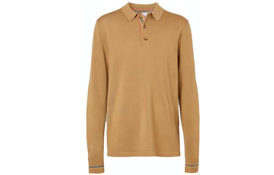 Burberry Polo Shirt Men's Camel