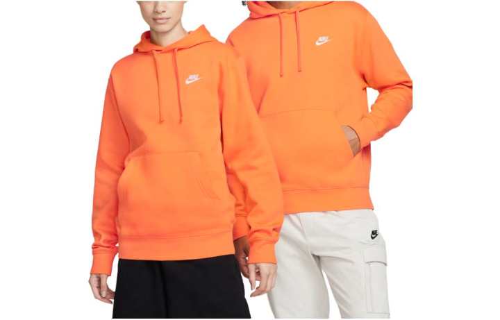 Nike Nike Sweatshirts Unisex Bright Orange Hooded Moderate Regular