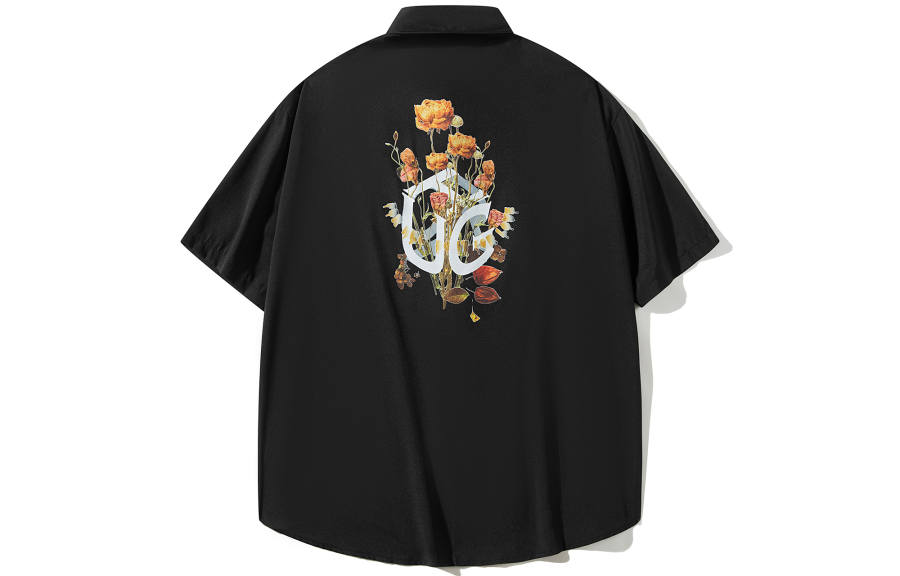 FORHUG Shirts Unisex Lapel Moderate Shirt