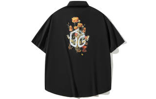 FORHUG Shirts Unisex Lapel Moderate Shirt