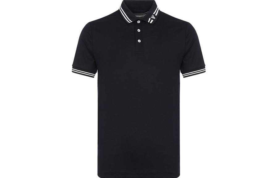EMPORIO ARMANI SS19 Polo Shirt Men's Marine Blue