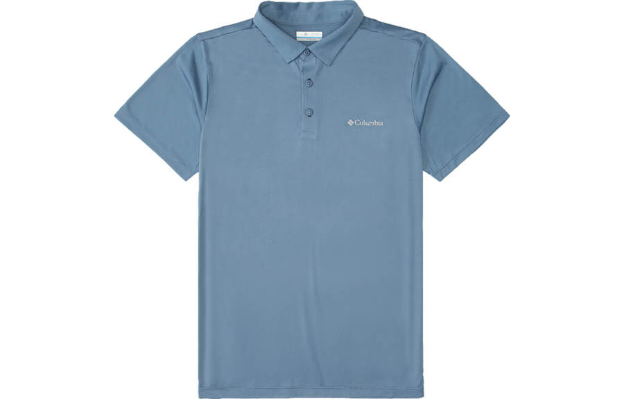 Columbia Polo Shirts Men's Blue Polo Collar Moderate Other