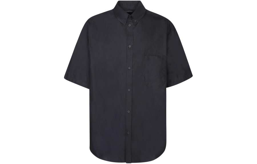 Balenciaga Collared Short Sleeve Shirt