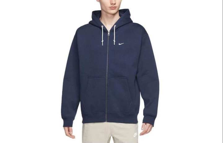 Nike Nike Sweatshirts Unisex Marine Blue Hooded Moderate Other