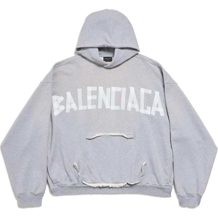 Balenciaga Sweatshirt Regular Fit Men's Gray