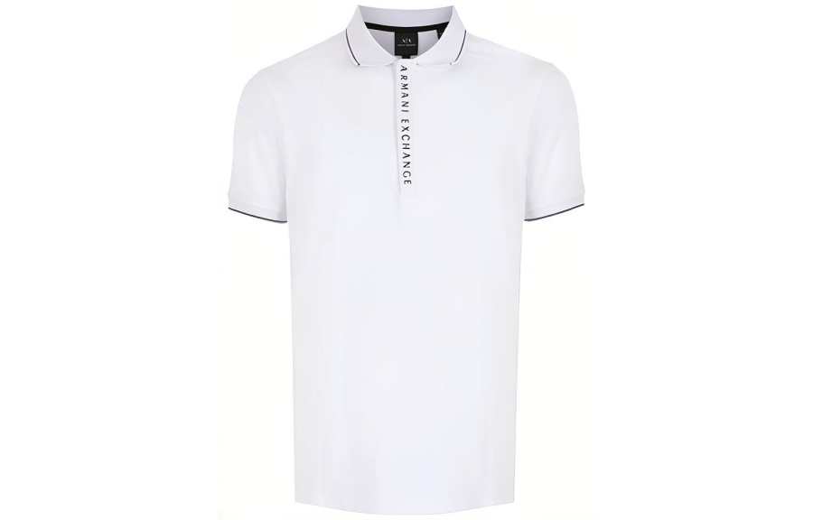 ARMANI EXCHANGE 【Best of: PromotionsPrevious SeasonReplicated_PM】logo-print cotton polo shirt