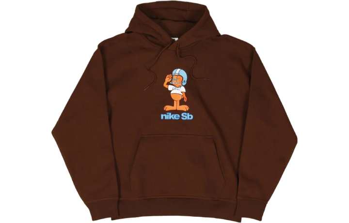 Nike Nike Sweatshirts Unisex Brown Hooded Moderate Regular