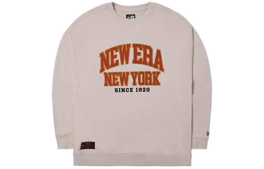 New Era SS24 Sweatshirt Unisex Ecru
