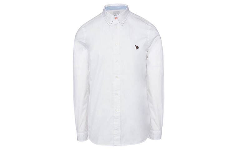 Paul Smith Ps Paul Smith Zebra Patch Long Sleeved Shirt