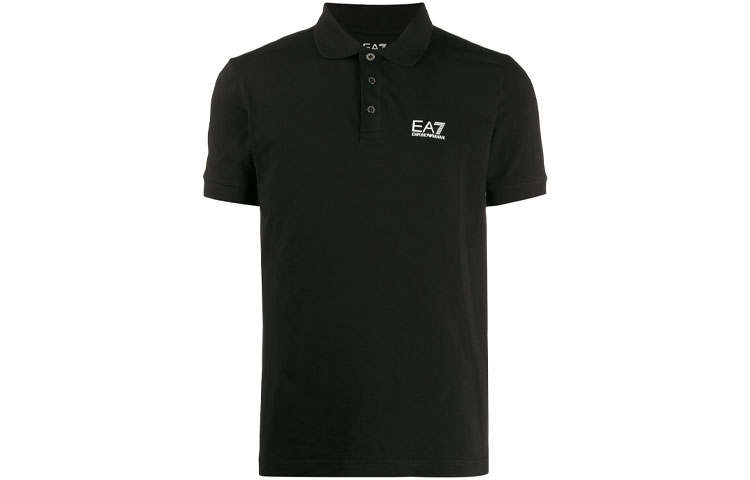 EMPORIO ARMANI EA7 Polo Shirt Men's Black