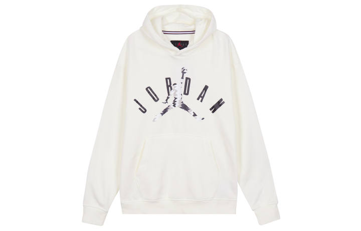 Jordan Jordan Sweatshirts Men's White Hooded Non Detachable Moderate Regular