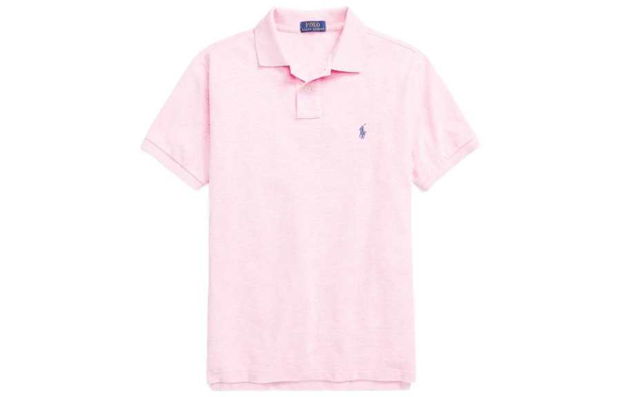 Polo Ralph Lauren SS22 Polo Shirt Custom Slim Fit Men's Pink