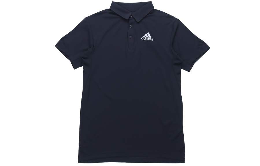 Adidas Adidas Polo Shirts Men's Blue Polo Collar Moderate Straight Fit