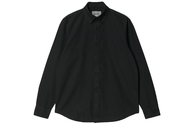 Carhartt WIP Shirts Men's Black Lapel Moderate Shirt