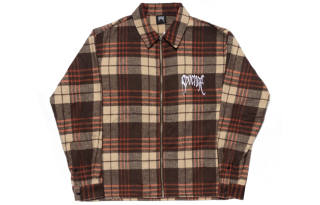 Revenge Shirts Men's Brown Pointed Collar Moderate Shirt