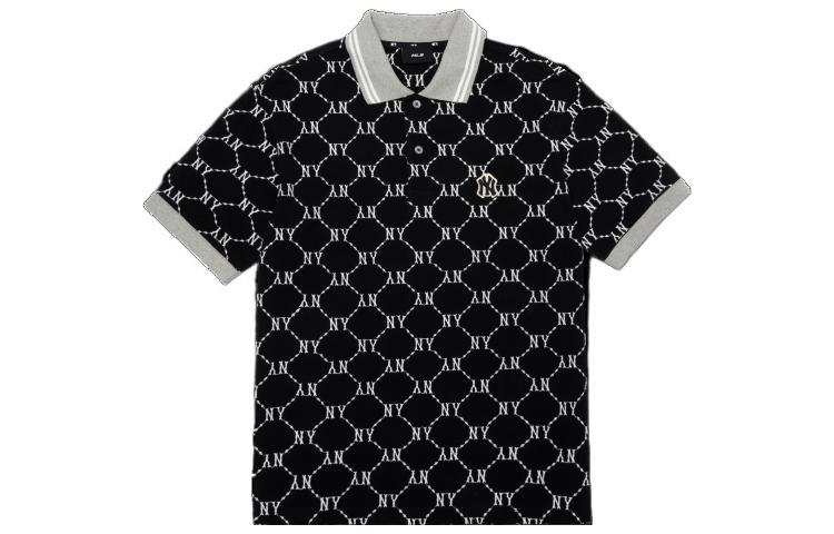 MLB MLB Base Logo Polo Shirt Men's Black