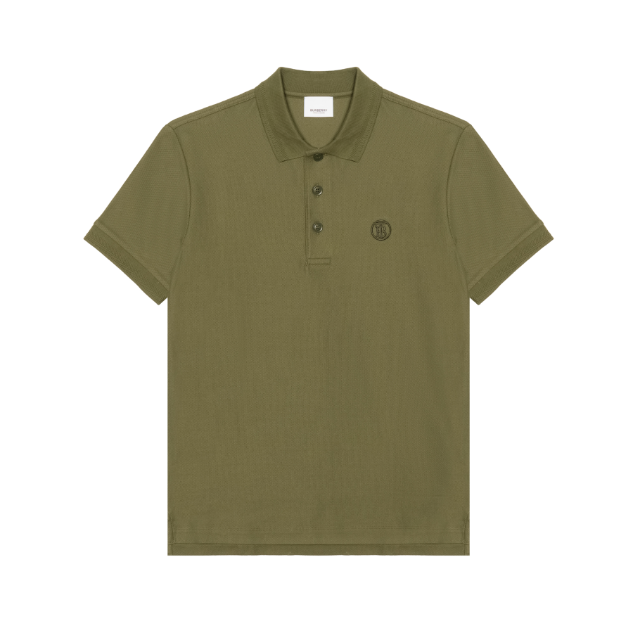 Burberry 【Previous Season】check trim polo shirt