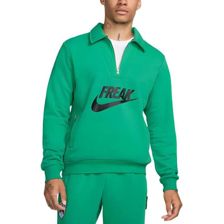 Nike Nike Giannis Standard Issue 1/4 Zip Basketball Top Sweatshirt Men's Green