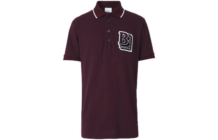 Burberry Polo Shirt Men's Dark Chestnut