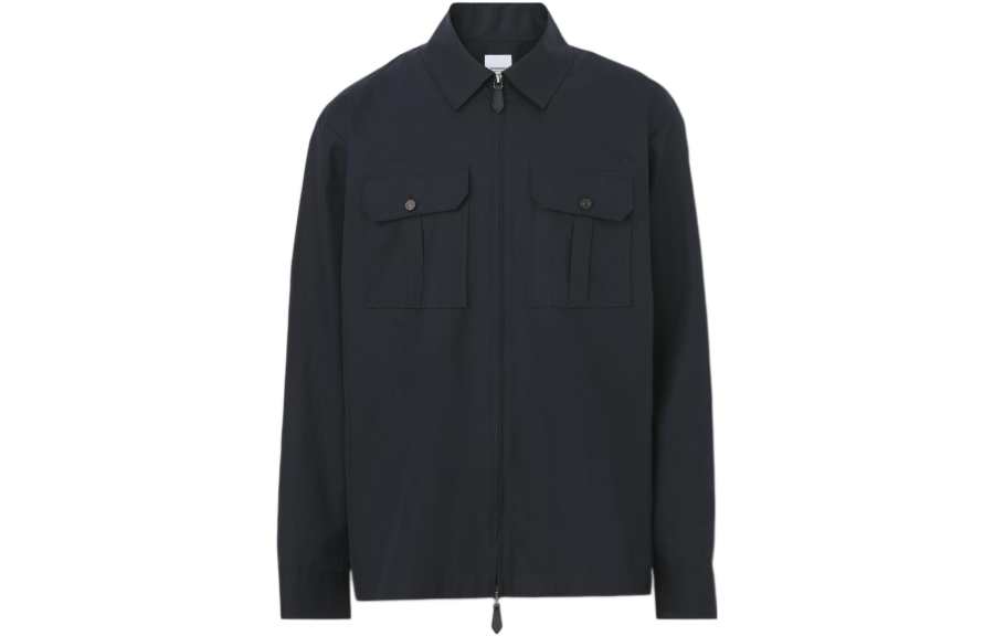Burberry Hawes Cotton Zip Up Jacket