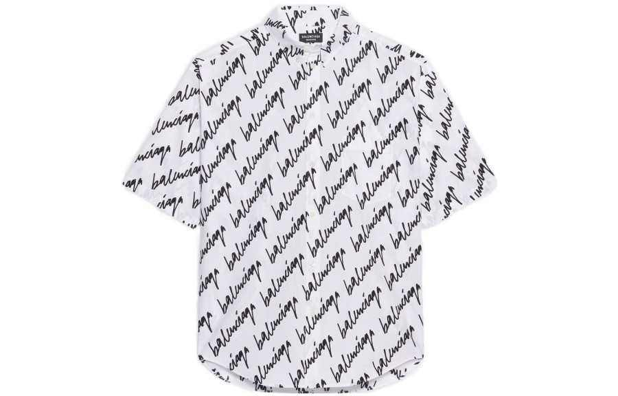 Balenciaga SS22 Shirt Regular Fit Men's White