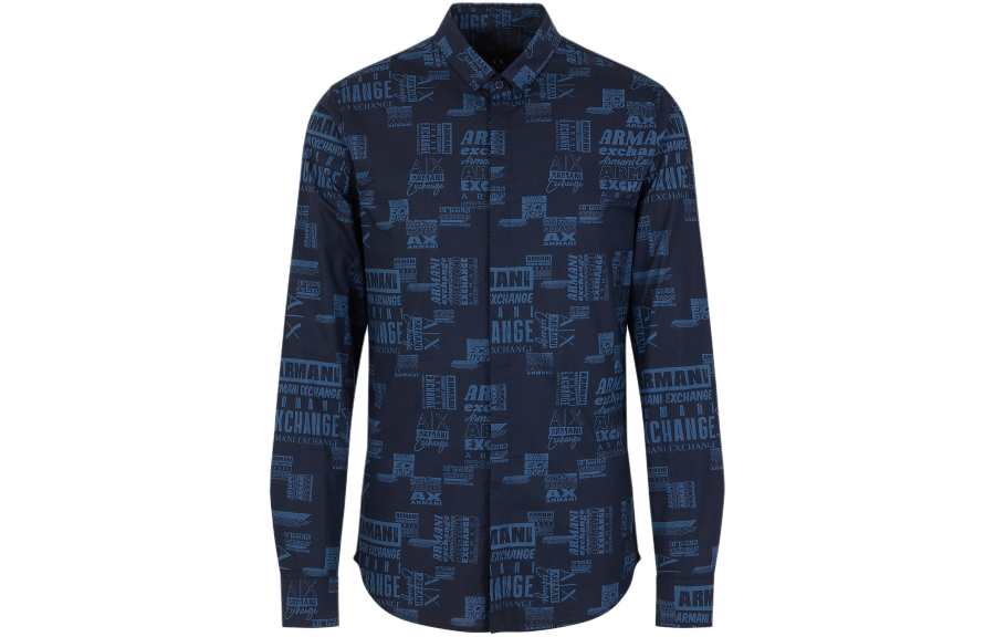 ARMANI EXCHANGE ARMANI EXCHANGEAE SS24 Shirt Men's Night Blue