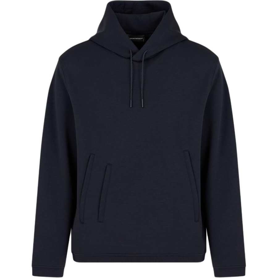 EMPORIO ARMANI Travel Essential Modal blend Double Jersey Hooded Sweatshirt