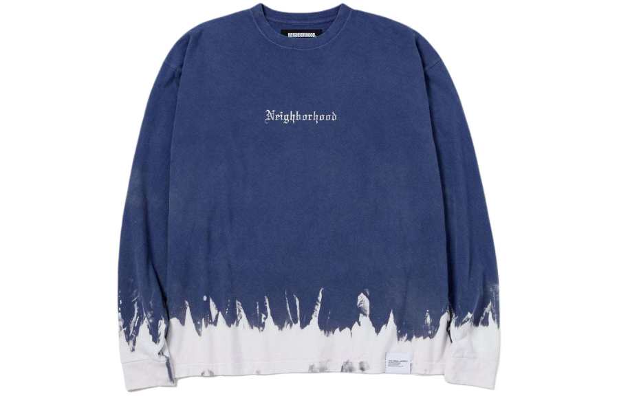 Neighborhood dip-dye long-sleeves T-shirt