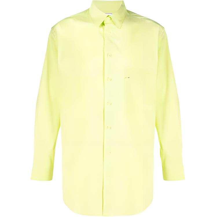 Y-3 Y 3 Shirts Men's Yellow Lapel Moderate Other