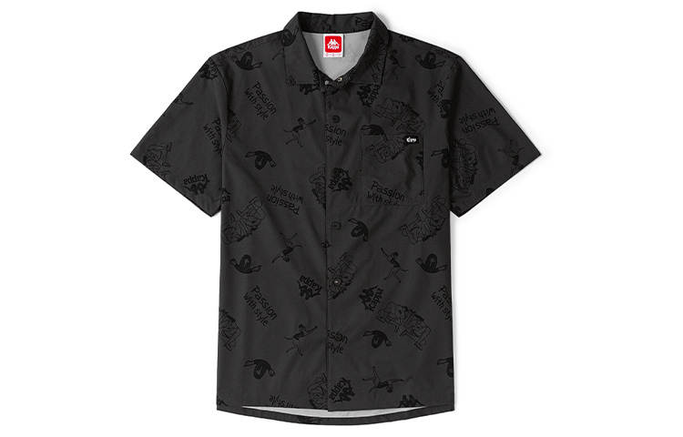 Kappa Sun Doudou Shirt Men's Reinforcement Steel Gray