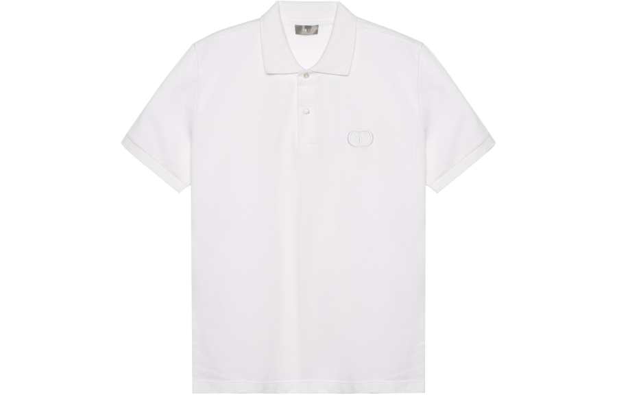 DIOR Quarterly New Products Polo Shirt Men's White